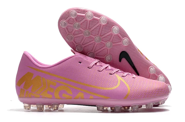 Nike أبيض أسود منخفض القطعة علوة اصطناعية قفص وسط القدم بتصميم زيغزاج كرة القدم للعشب الصناعي 12