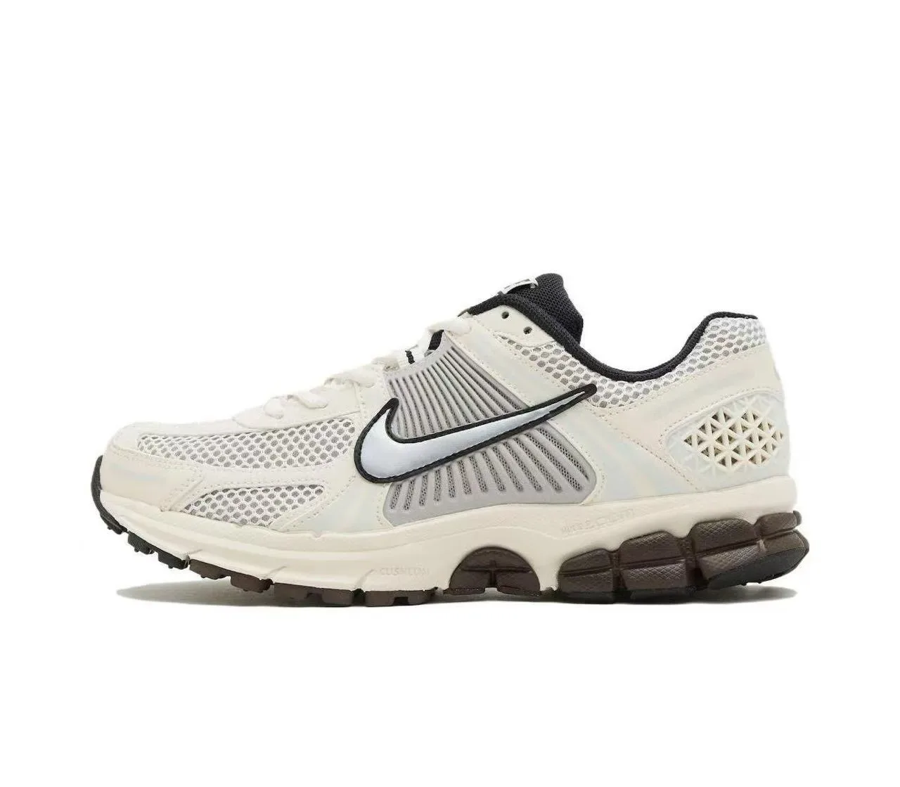 Nike Zapatos Running blanco y negro malla media suela segmentada acolchada 2