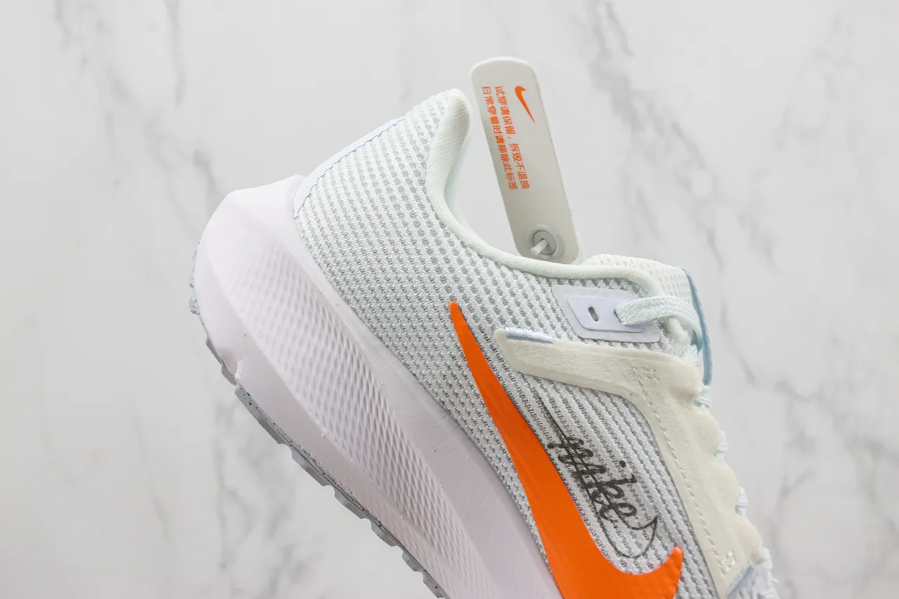 Nike White Multicolor Engineered Mesh Upper Multi-Color Swoosh Overlay Running Shoes 5