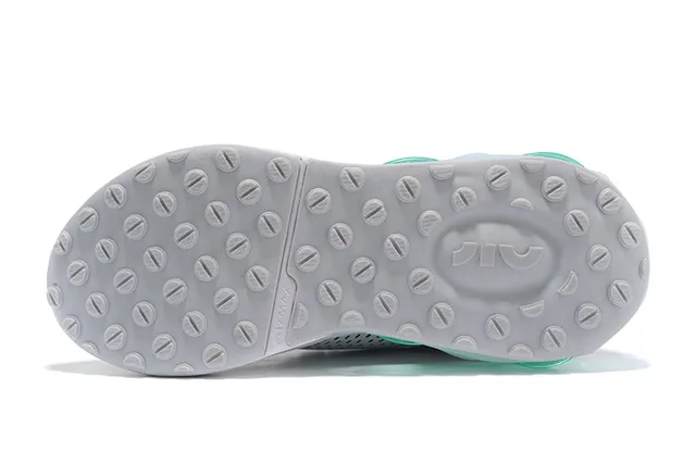 Nike White Multicolor Layered Mesh And Synthetic Upper Translucent Green Air Unit Chunky Sneakers 4