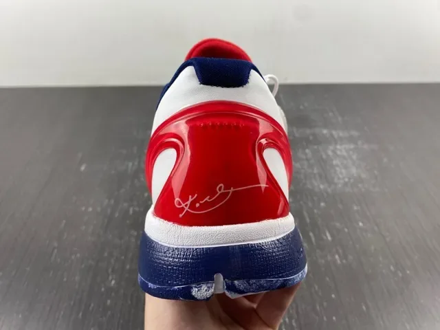 Nike Blanc Marine Haut Tricot Texturé Multicouche Cage Synthétique Chaussures de Basket 7
