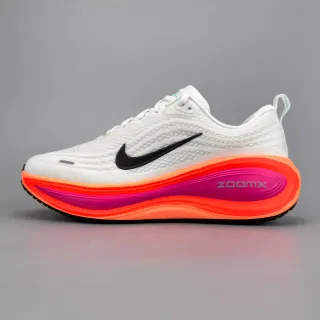 Nike Blanco Naranja Malla Ingenieril Parte Superior Esculpida Ondulante Suela Media Zapatos para correr