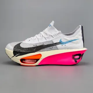 Nike chaussures de course blanc rose avec tige en maille Air Zoom Forefoot Unit