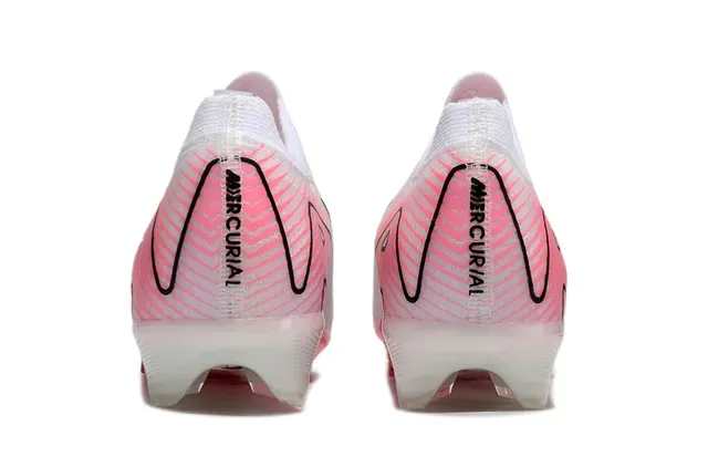 نايك أحذية كرة القدم أبيض وردي low-cut upper من الـ knit mold FG studs للأرضية الصلبة 4