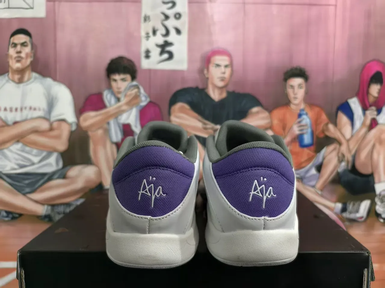 Nike White Purple Gold Lifestyle Sneakers 2