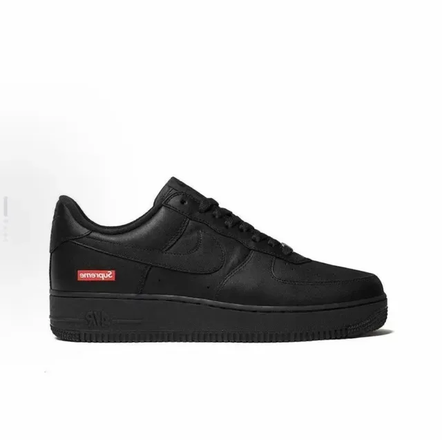 Nike x Supreme Air Force 1 Black Lifestyle Sneakers 2