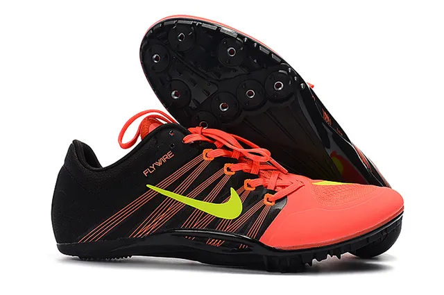 Nike أصفر وردي منخفض المستوى سبيكة سباق Flywire الجزء العلوي أحذية الجري 9