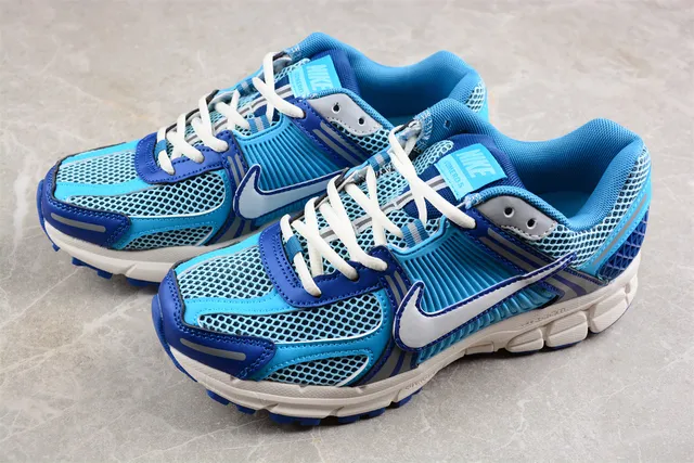 Nike Zoom 2K Blue White Mesh Upper Synthetic Cage Overlay Running Shoes 9