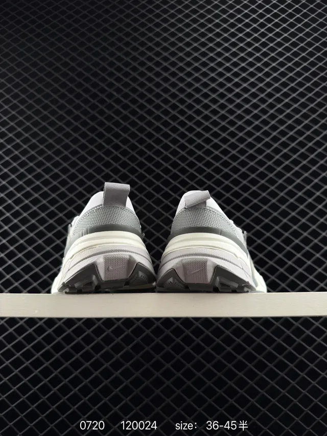 Nike Zoom 2K Gray and Silver Chunky Sneakers 2