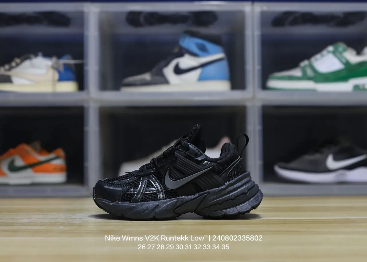 Nike Zoom 2K Gray Black Layered Synthetic Cage Open Mesh Upper Lifestyle Sneakers 7