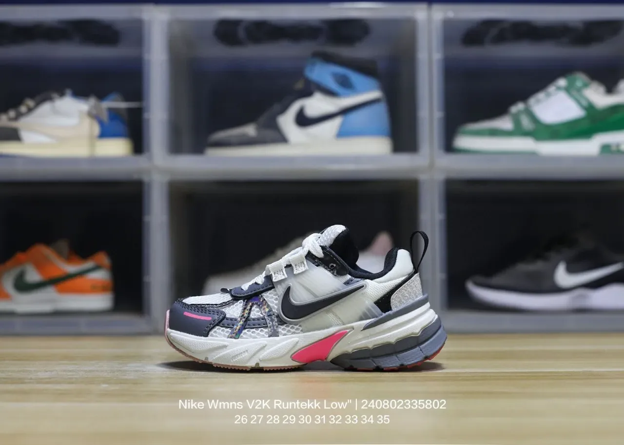 Nike Zoom 2K Gray Black Layered Synthetic Cage Open Mesh Upper Lifestyle Sneakers 9