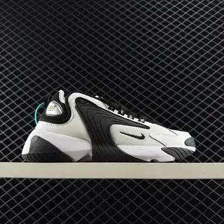 Nike Zoom 2K أبيض أسود سنيكرز كاجوال سميك