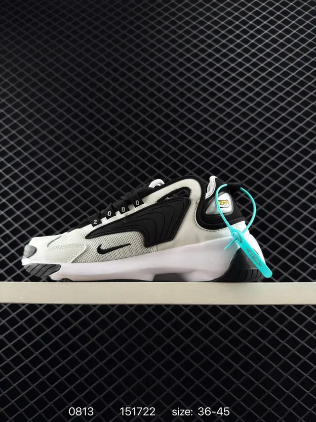 Nike Zoom 2K White Black Chunky Sneakers 5