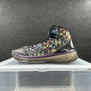 Nike Zoom Kobe IV काला बहुरंगी इरिडेसेंट मेश बास्केटबॉल जूते