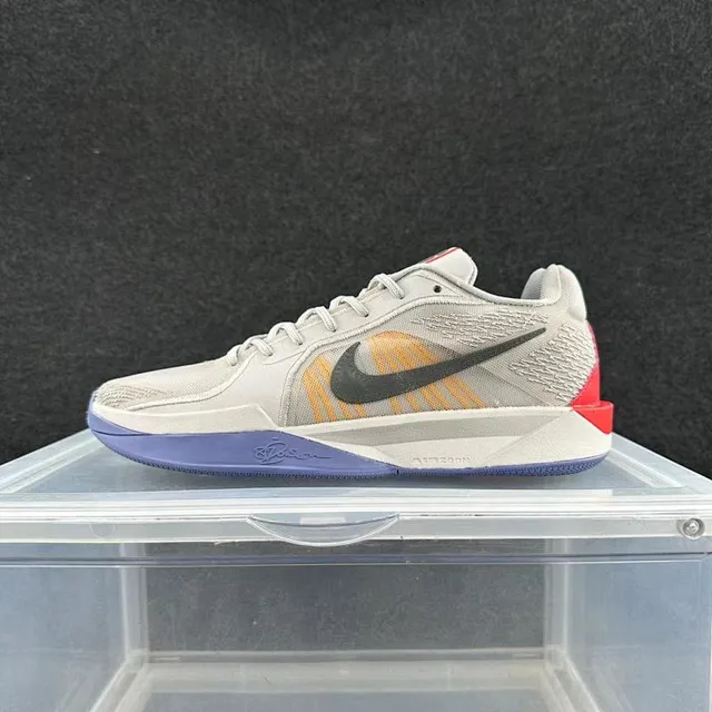 Nike Zoom Kobe IV Gray Black Orange Purple Basketball Shoes 2