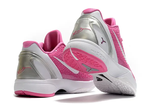 Nike Zoom Kobe IV 粉白篮球鞋 2