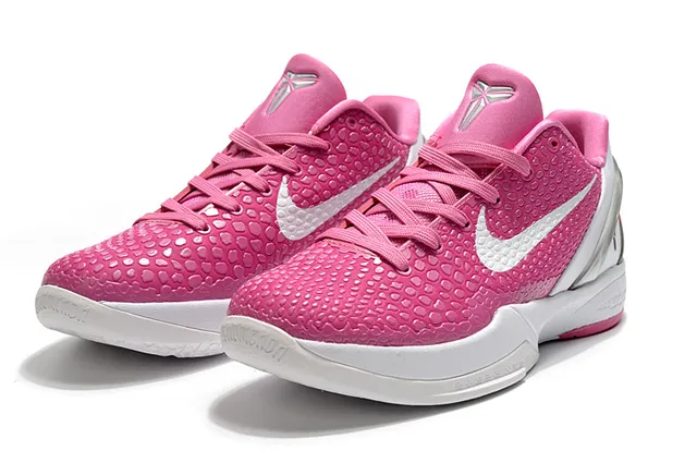 Nike Zoom Kobe IV 粉白篮球鞋 3