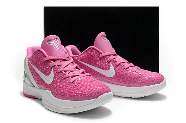 Nike Zoom Kobe IV 粉白篮球鞋 5