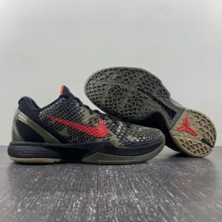 Nike Zoom Kobe VI Ejército Verde Camuflaje Zapatillas de Baloncesto