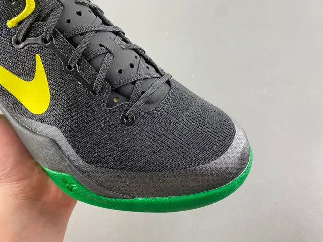 Nike Zoom Kobe VIII Black Yellow Green Basketball Shoes 2