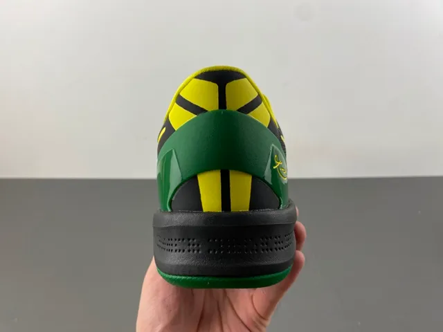 Nike Zoom Kobe VIII Black Yellow Green Basketball Shoes 4