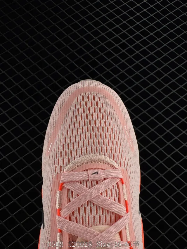 Nike ZoomX Orange Beige Upper en Tricot Ingénierie Semelle de Mousse de Longueur Totale Chaussures de Course 3