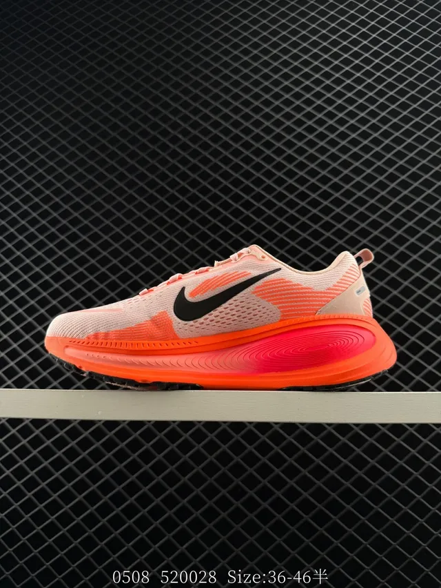 Nike ZoomX Orange Beige Upper en Tricot Ingénierie Semelle de Mousse de Longueur Totale Chaussures de Course 5