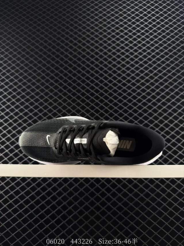 Nike ZoomX White and Black Running Shoes 3