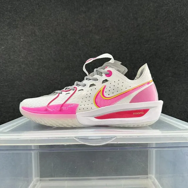 Nike ZoomX White Pink Perforated Mesh Translucent Cage Running Shoes 2