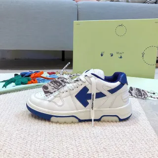 Off-White Arrow Sneaker أبيض وأزرق ملكي أحذية أسلوب حياة