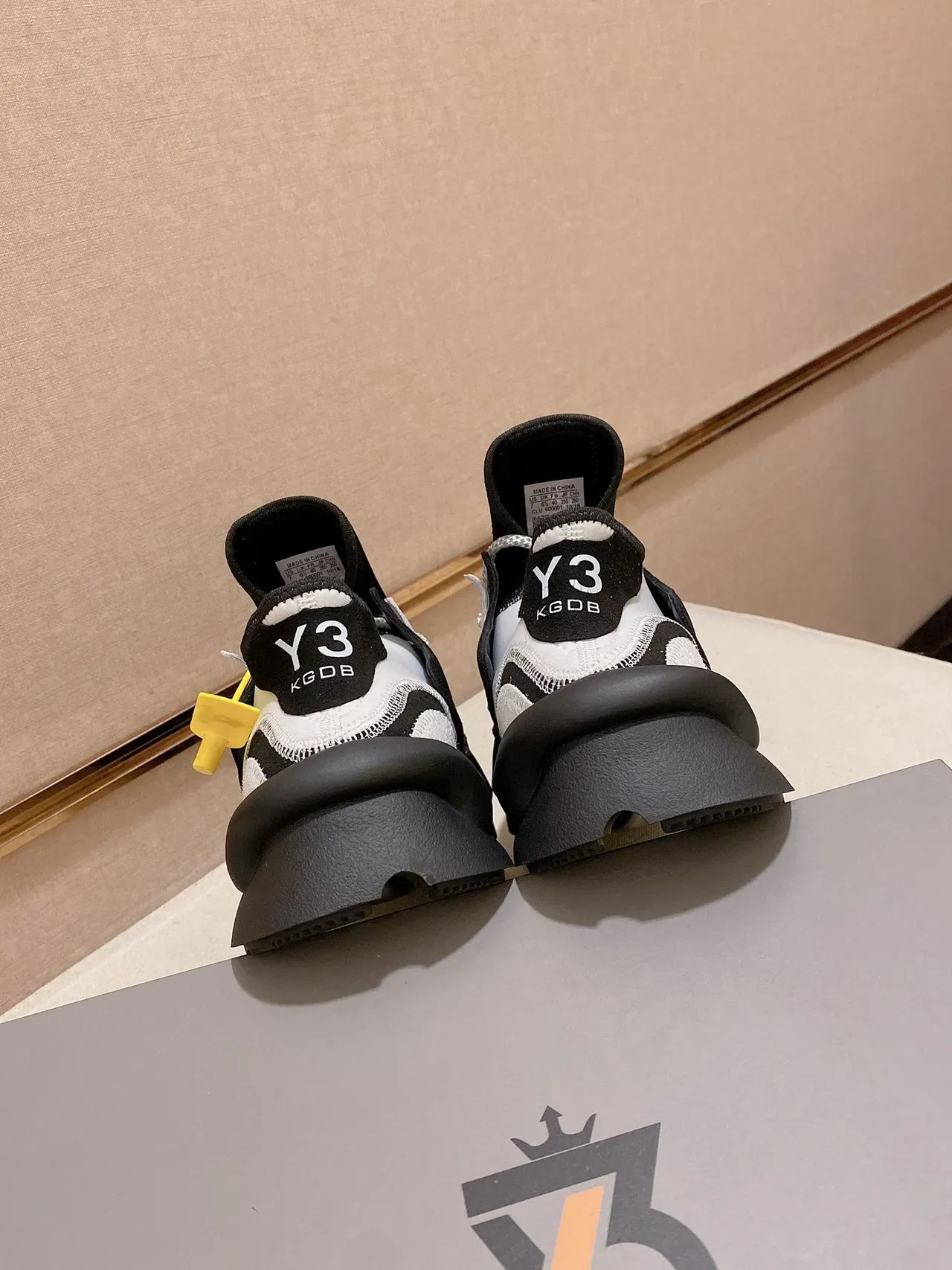 Off-White Black Deconstructed Industrial Chunky Sneakers 2
