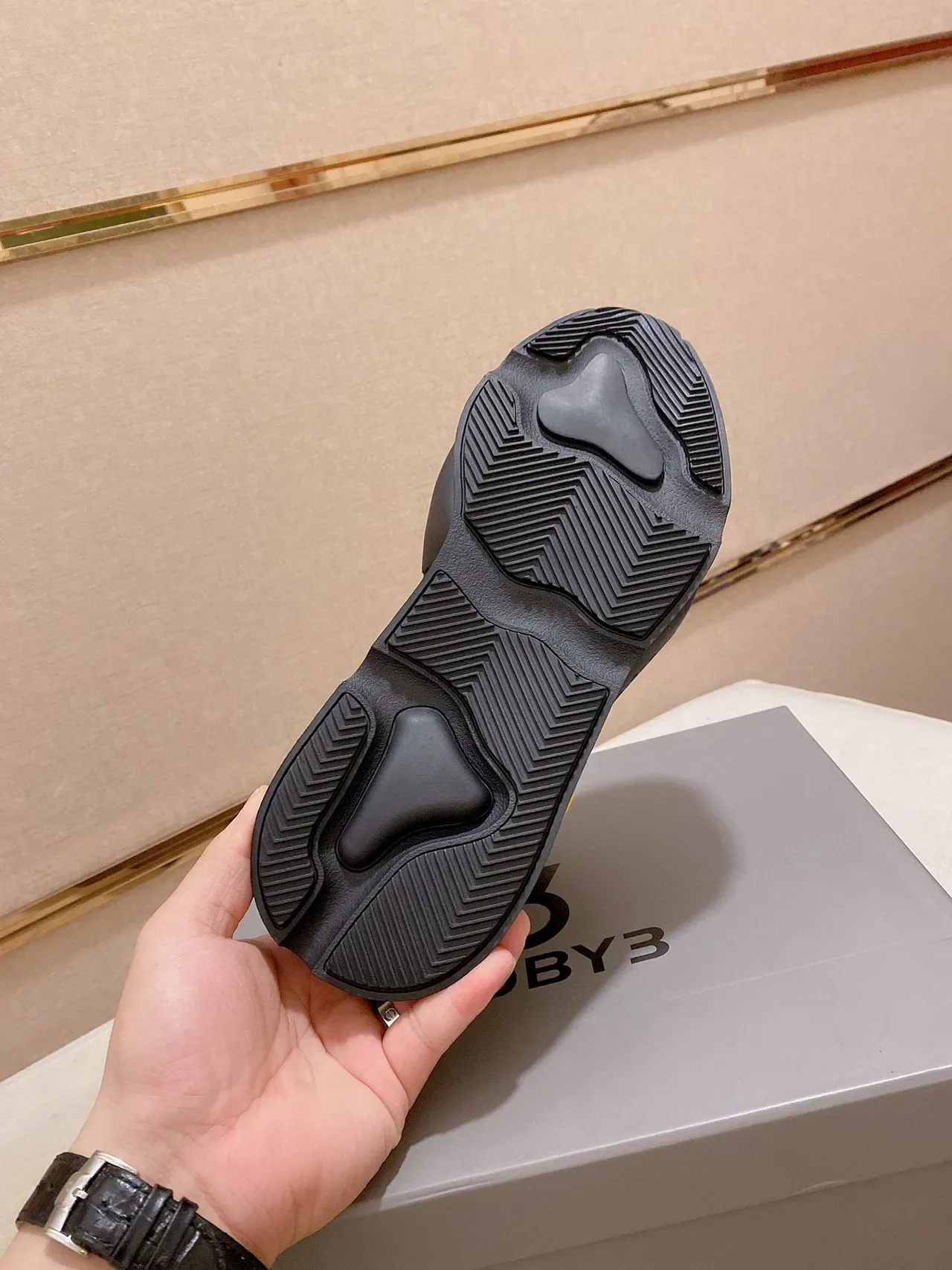 Off-White Black Deconstructed Industrial Chunky Sneakers 3