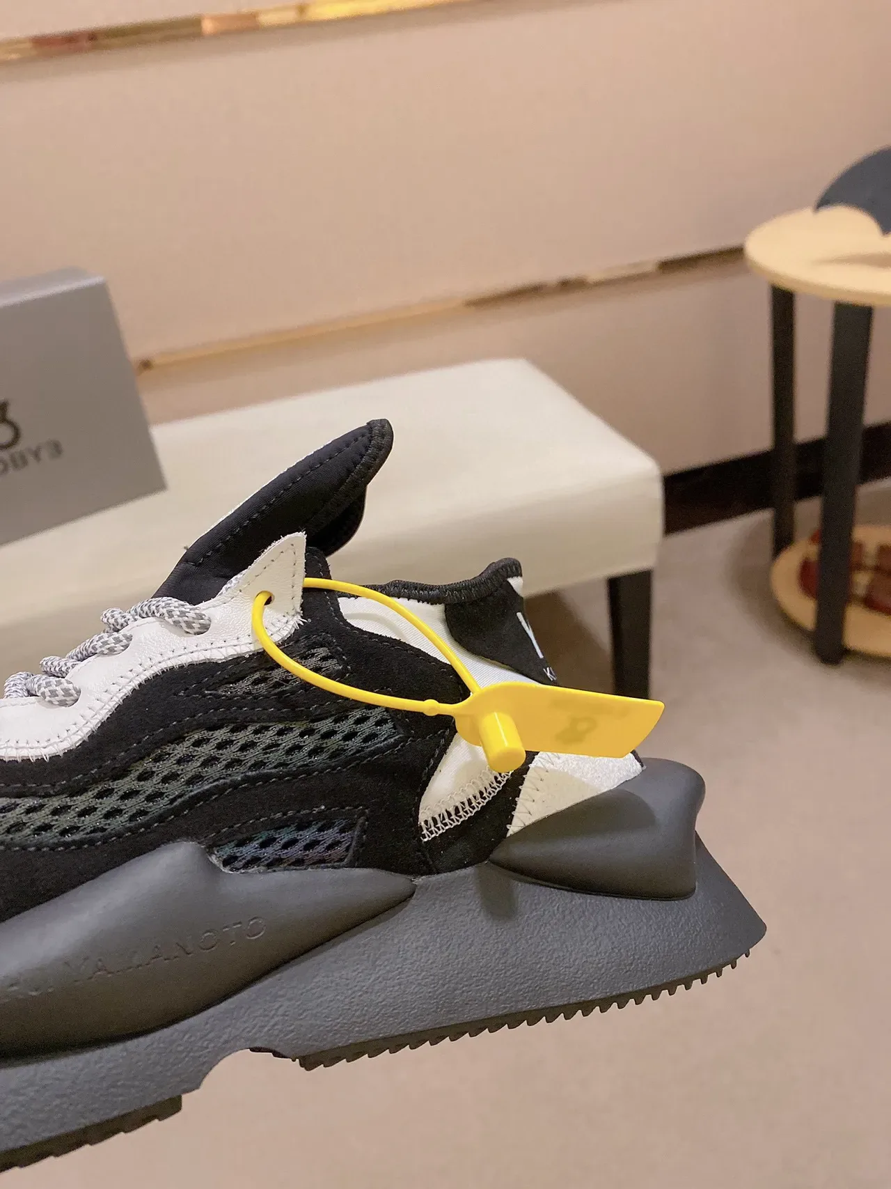 Off-White Black Deconstructed Industrial Chunky Sneakers 4