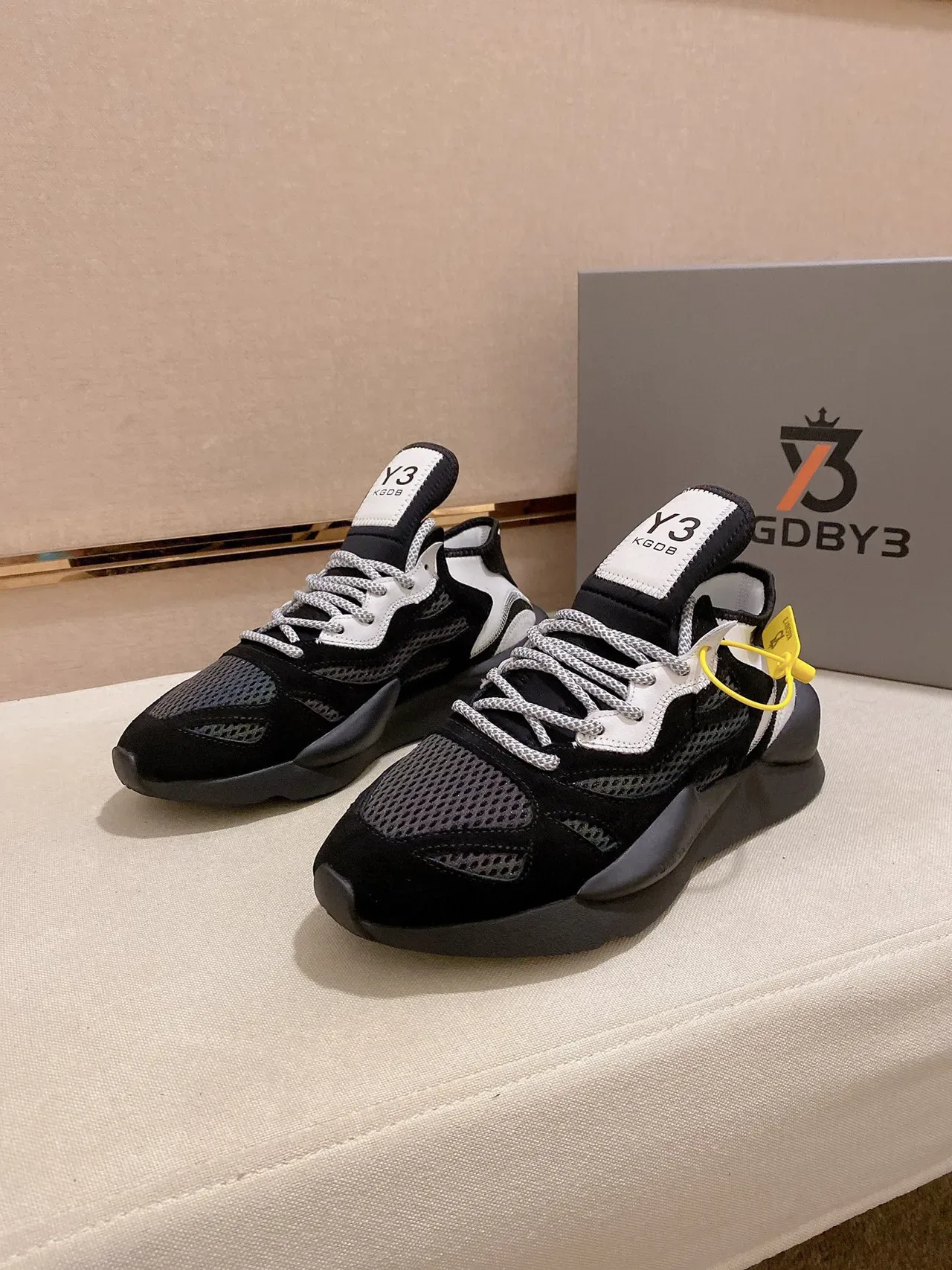 Off-White Black Deconstructed Industrial Chunky Sneakers 6