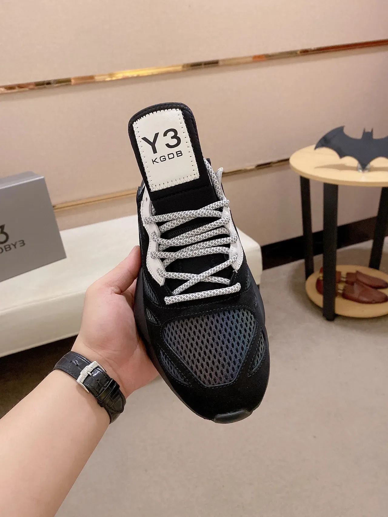Off-White Black Deconstructed Industrial Chunky Sneakers 9