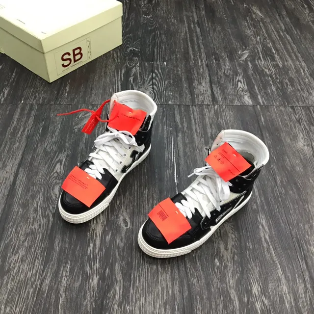 Off-White Chaussures Lifestyle Noir High-Top Industrielles avec Zip-Tie 8