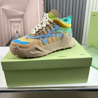 Off-White DD SY-1000 Beige Yellow Cyan حذاء سينكرز كاجوال
