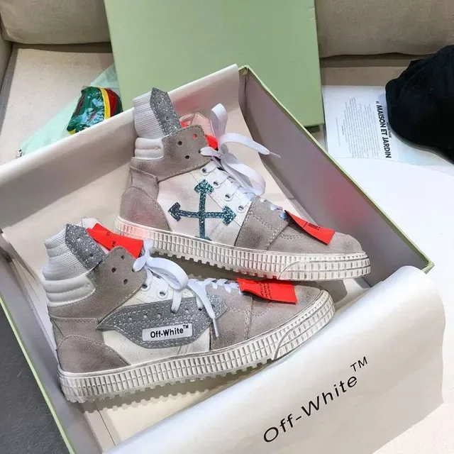 Off-White Industrial Zip-Tie Gris et Orange Chaussures Lifestyle 10