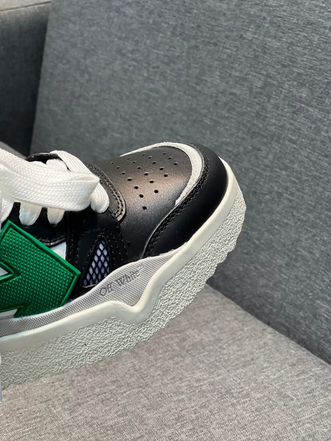 Off-White Runner Noir Vert Rose Chaussures Lifestyle 3