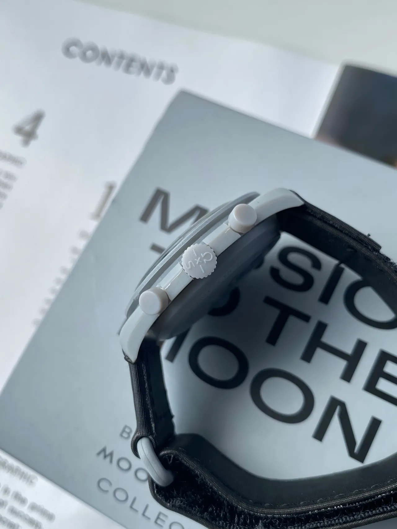 Omega x Swatch Speedmaster Black Dial Mechanical Watch 2