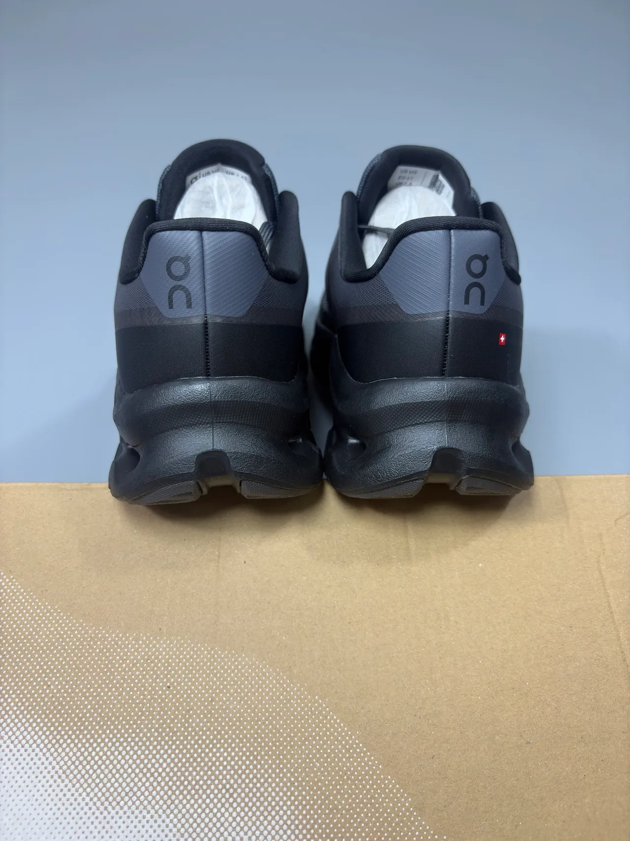 On Black Open-Cell CloudTec Phase Midsole Engineered Mesh Upper Running Shoes 5