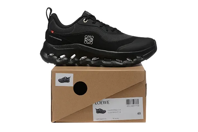 On Cloudmonster All-Black Running Shoes 3