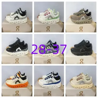 On Cloudmonster Off-White and Black Lifestyle Sneakers