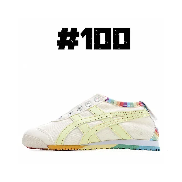 Onitsuka Tiger White Navy Low-Top Lace-Up Lifestyle Sneakers 4