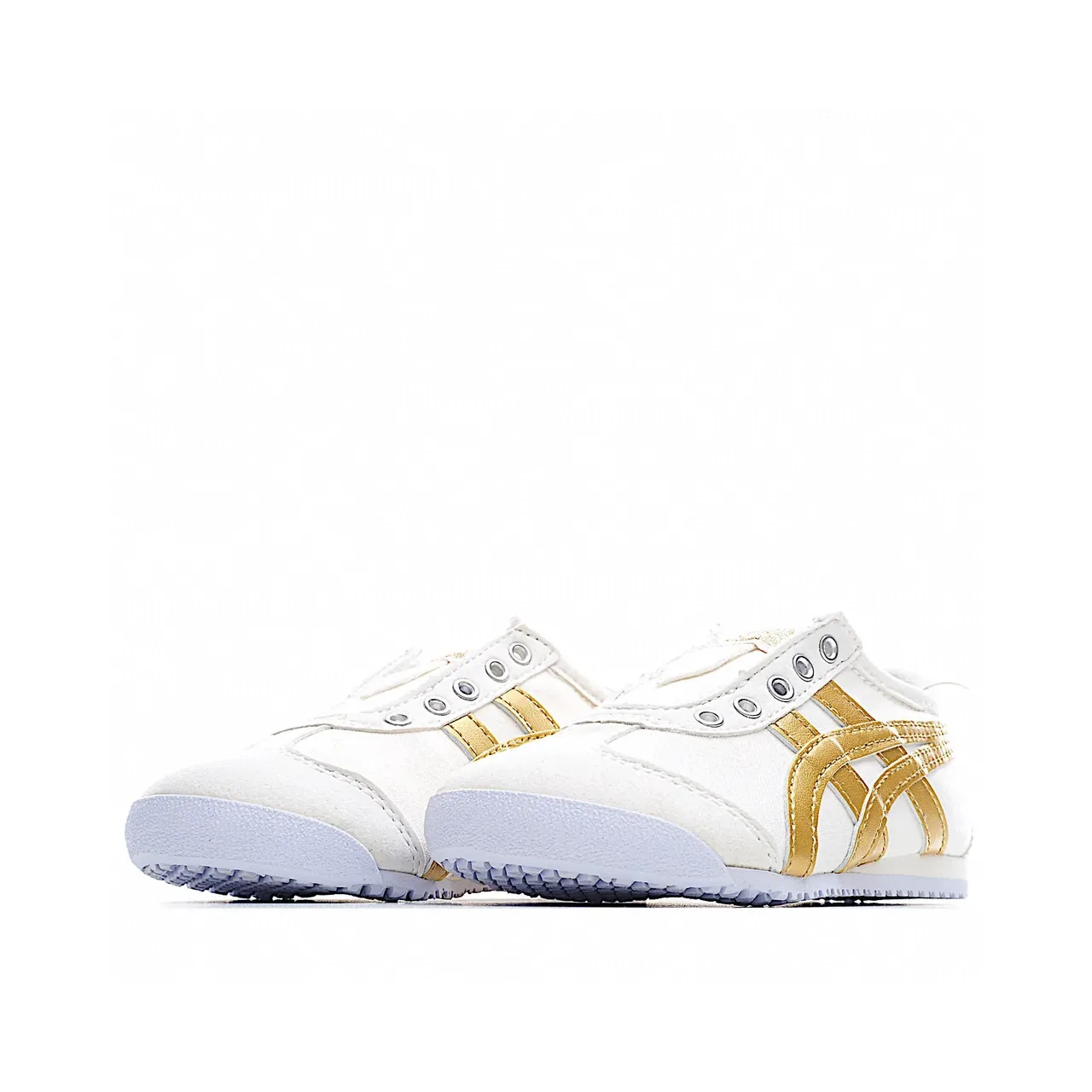 Onitsuka Tiger White Navy Low-Top Lace-Up Lifestyle Sneakers 11
