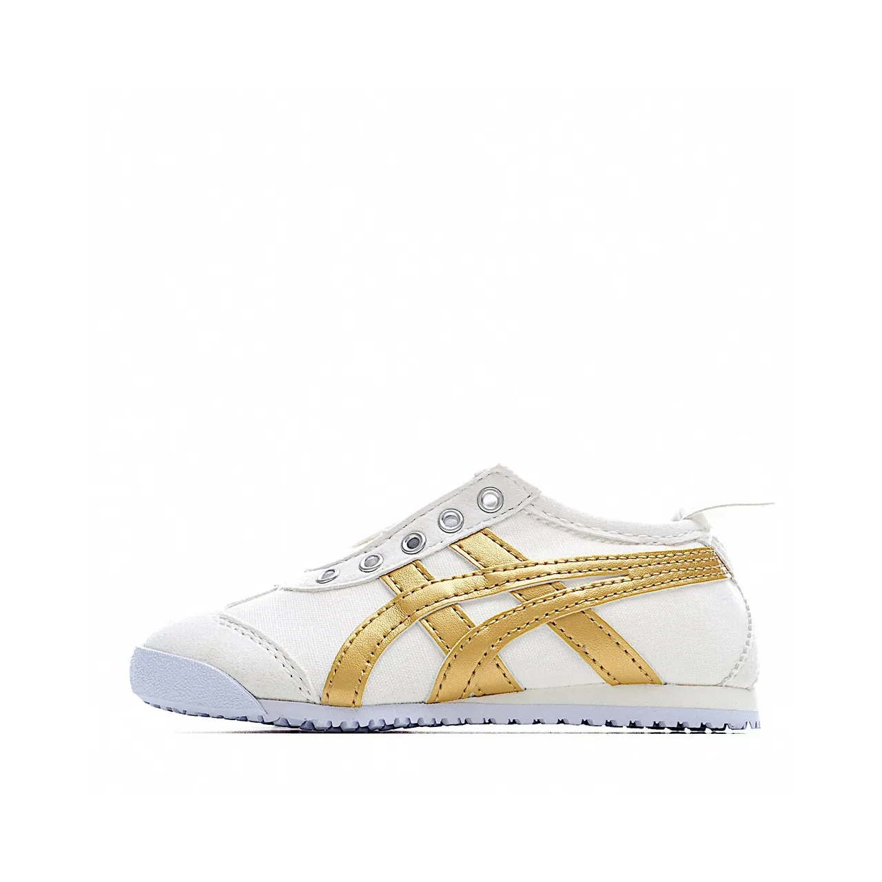 Onitsuka Tiger White Navy Low-Top Lace-Up Lifestyle Sneakers 12