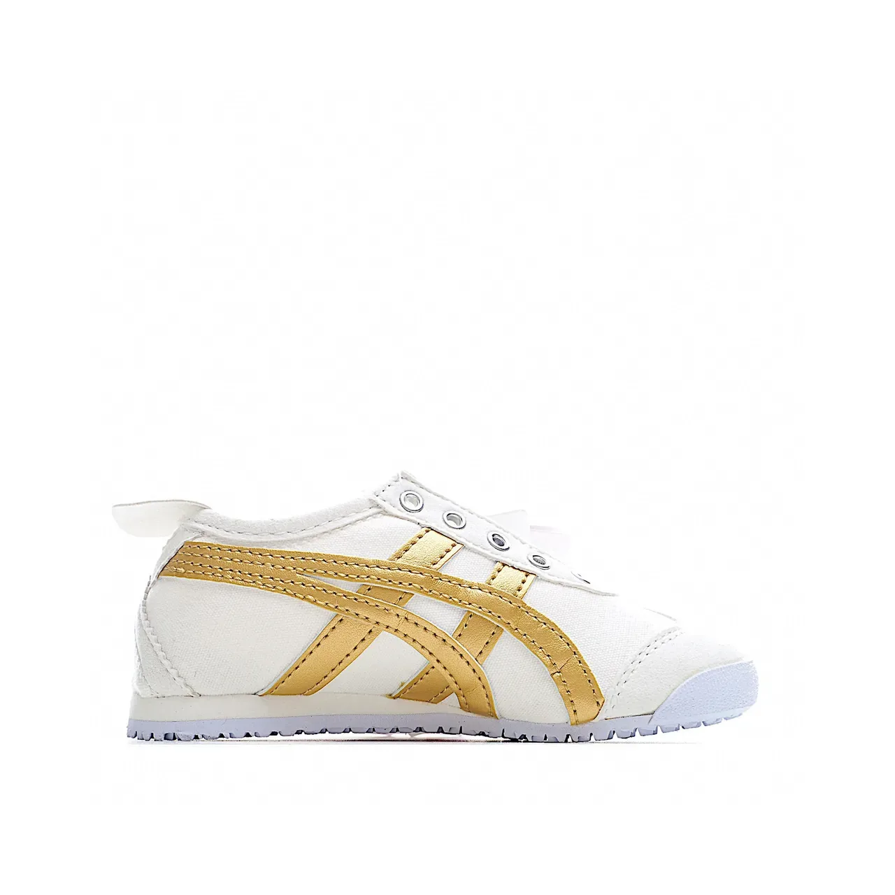 Onitsuka Tiger White Navy Low-Top Lace-Up Lifestyle Sneakers 14