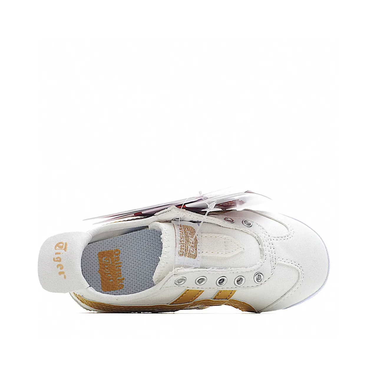 Onitsuka Tiger White Navy Low-Top Lace-Up Lifestyle Sneakers 18