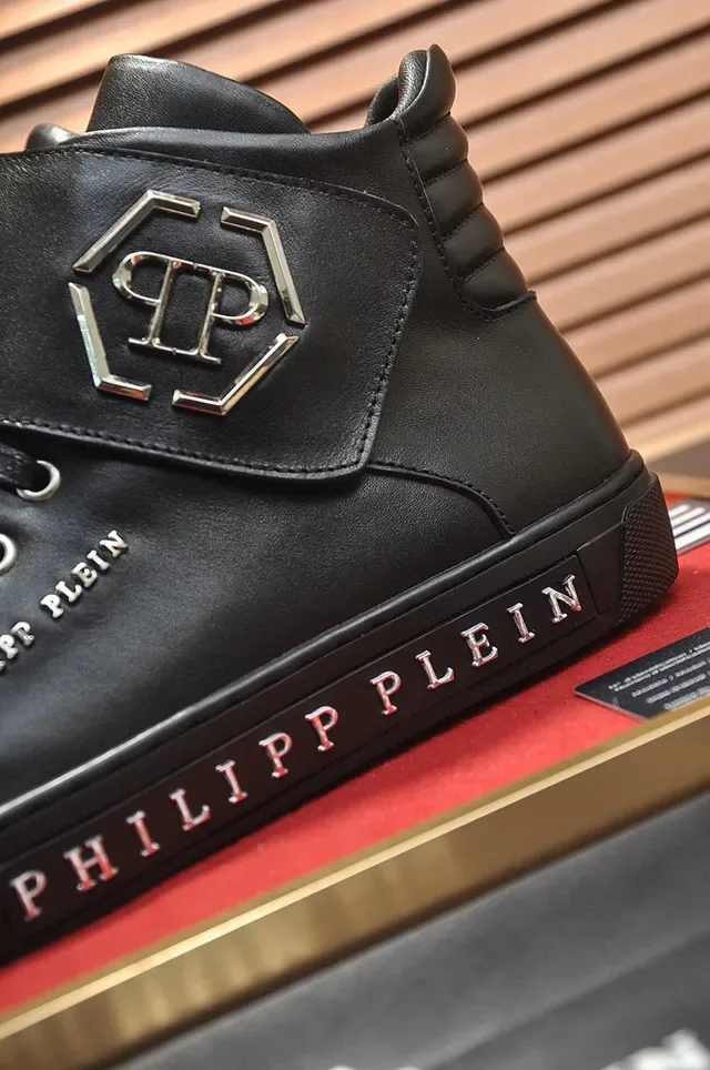 Philipp Plein High-Top Leather Sneaker Black Lifestyle Sneakers 2