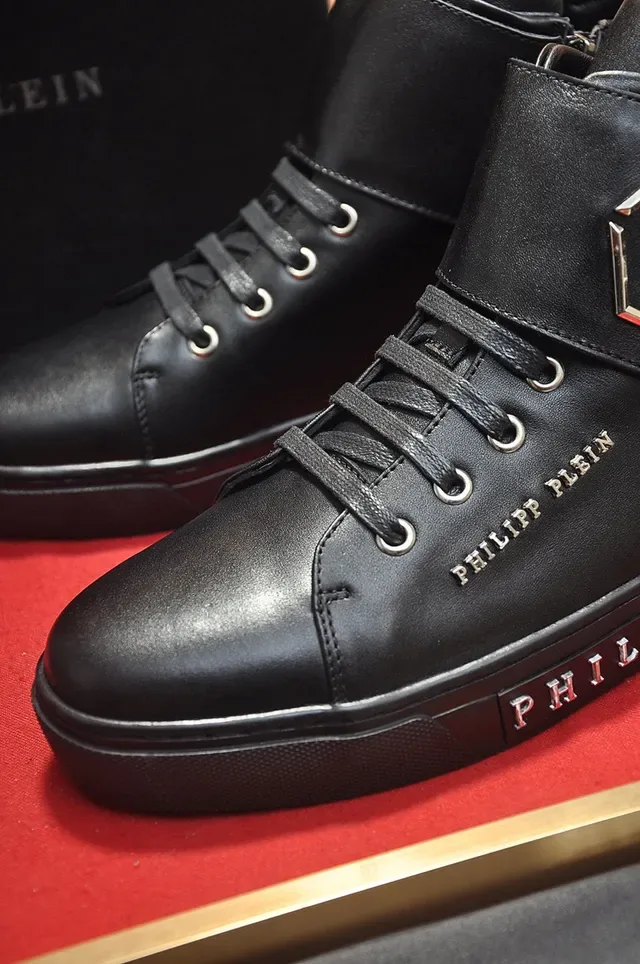 Philipp Plein High-Top Leather Sneaker Black Lifestyle Sneakers 3